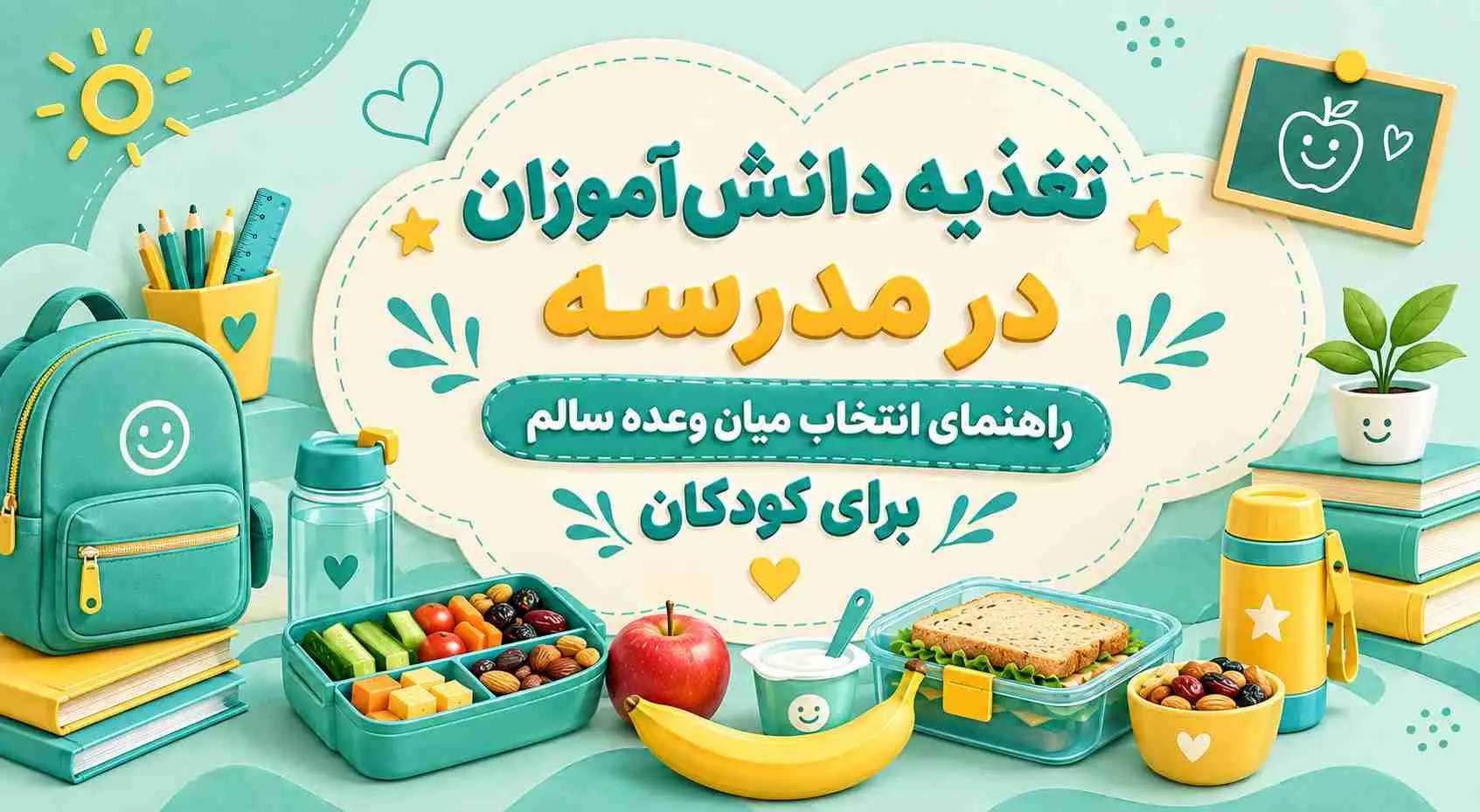 تغذیه دانش‌آموزان در مدرسه؛ راهنمای انتخاب میان‌وعده سالم برای کودکان